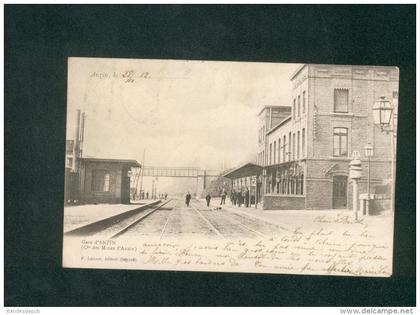 Anzin(59) - Gare d' Anzin - Cie Compagnie des Mines d' Anzin ( Ed. Lesieur )