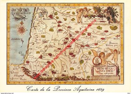 Carte de la Province Aquitaine 1649 - Aquitaine - () Streken
