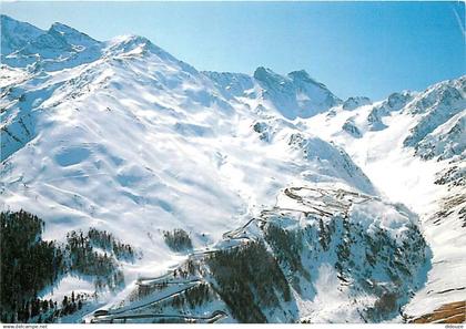 65 - Aragnouet Piau Engaly - Vue générale  les pistes - Pics du Piau et des Aiguillous - Hiver - Neige - CPM - Voir Scan