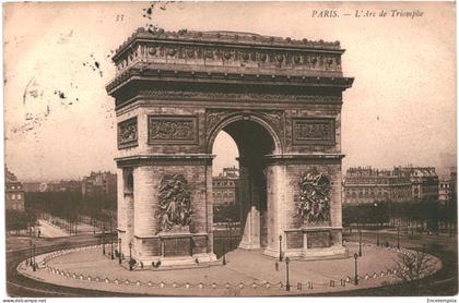 CPA   Carte postale France Paris   Arc de Triomphe VM66434