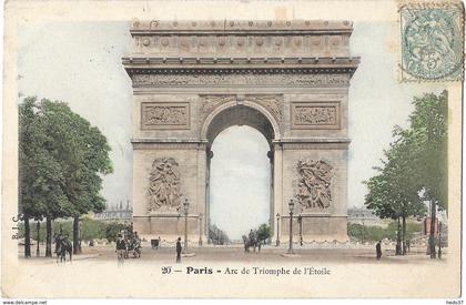 Paris - Arc de Triomphe de l'Etoile