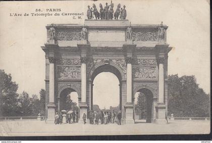 Paris, Arc de Triomphe, um 1906