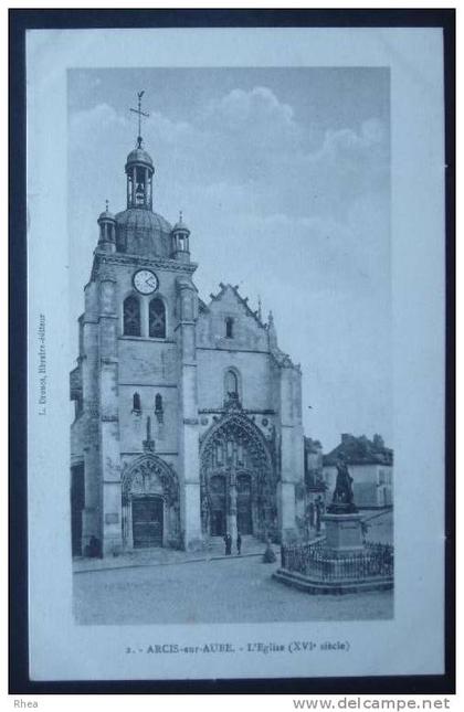 10 Arcis-sur-Aube eglise    D10D  K10006K  C10006C RH058588