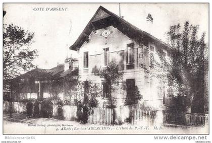 D33  BASSIN D'ARCACHON - ARES - Vue Animée de L'HOTEL DES P.T.T.