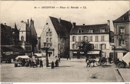 CPA ARGENTAN-Place du Marché (29518)