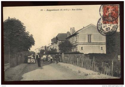 Cpa du 95 Argenteuil Rue Kleber    Arg16