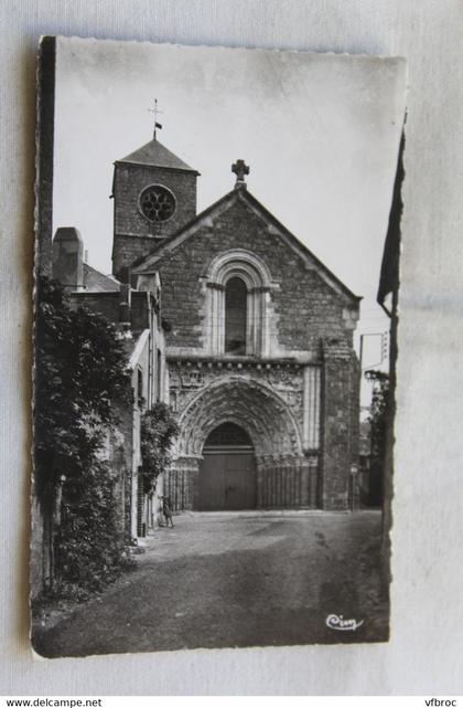 Cpsm 1961, Argenton Château, église saint Gilles, Deux Sèvres 79