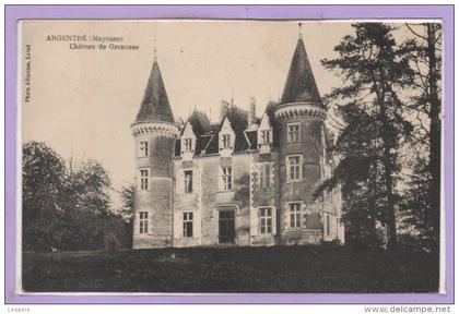53 - ARGENTRE --  Chateau de Grenusse