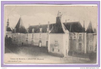 53 - ARGENTRE --  Chateau de Hauterive