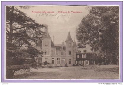 53 - ARGENTRE --  Chateau de Vaucenay