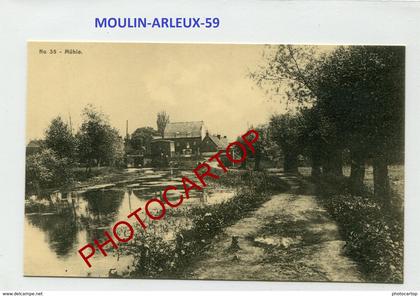 ARLEUX-Moulin a Eau-CARTE allemande-GUERRE 14-18-1WK-France-59-