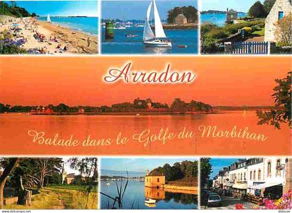56 - Arradon - Multivues - Plages - Golfe du Morbihan - Carte Neuve - CPM - Voir Scans Recto-Verso