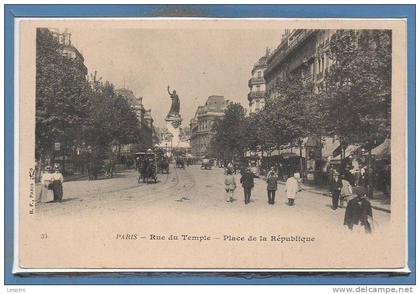 75 - PARIS - 03 Arr. --  Rue du Temple
