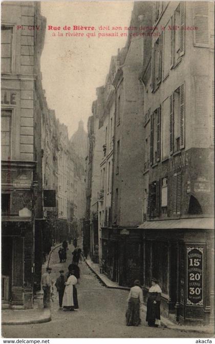 CPA Paris 5e - Rue de Biévre (57296)