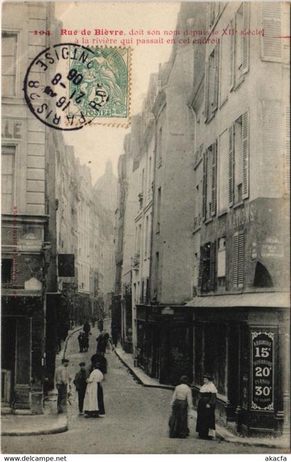 CPA PARIS 5e - Rue de Bièvre (64936)