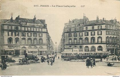 PARIS 10 arrondissement   place Lafayette ( édit LIP )