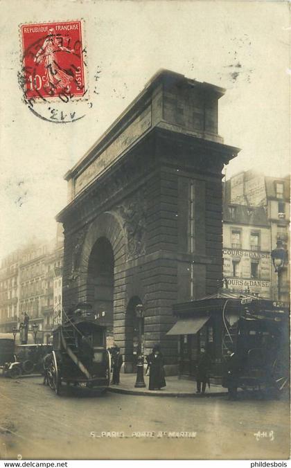 PARIS arrondissement 10 Porte saint martin (carte photo)