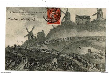 CPA-Carte Postale- France-Paris-Canons de Paris à Montmartre le 15/07/1789-1910  VM21884