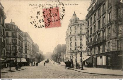 75 - PARIS - arrondissement 19 - Avenue Laumière -