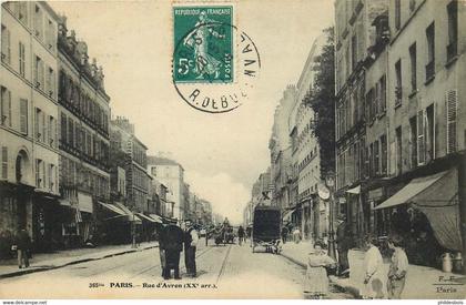 PARIS 20 arrondissement  rue d'Avron