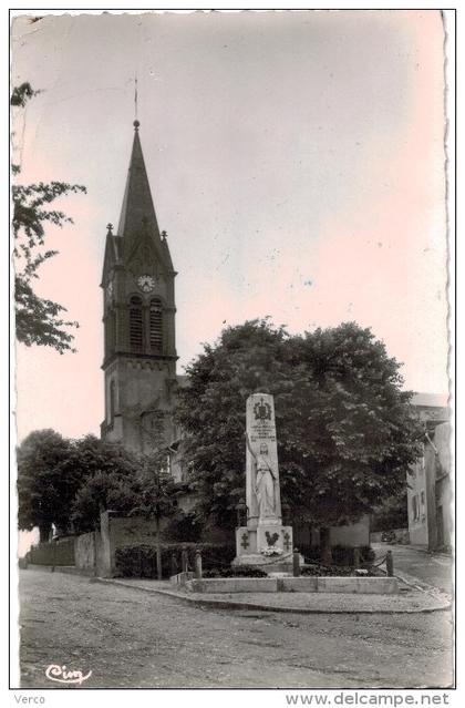 Carte Postale Ancienne de ARS SUR MOSELLE - Eglise et Monument