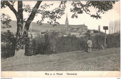 Carte Postale Ancienne de ARS SUR MOSELLE-Panorama
