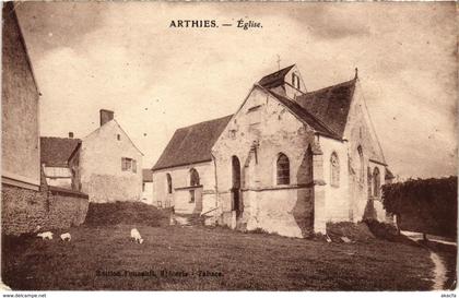 CPA ARTHIES - Église (107938)