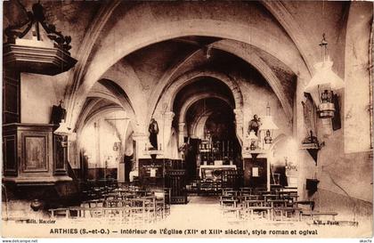 CPA Arthies Interieur de l'Eglise FRANCE (1309799)