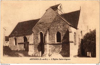 CPA Arthies L'Eglise Saint-Aignan FRANCE (1309801)