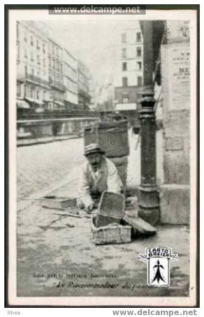 75 paris - Les petits métiers parisiens  Le Raccommodeur de paniers - cpa