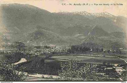 64 - Arudy - Vue sur Arudy et la Vallée - Correspondance - Voyagée en 1928 - CPA - Voir Scans Recto-Verso