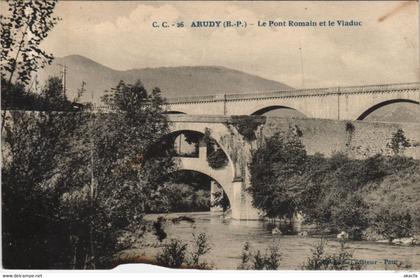 CPA ARUDY Le Pont Romain et le Viaduc (1163593)
