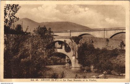 CPA ARUDY Le Pont Romain et le Viaduc (1164110)