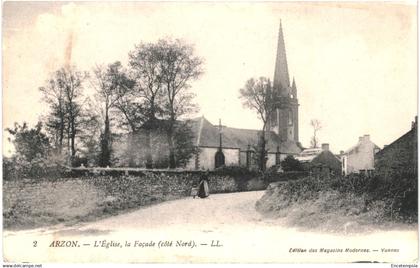 CPA Carte postale  France Arzon Eglise Façade côté nord   VM84412ok