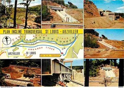 57 - Saint Louis - Arzviller - Le plan incliné transversal - Ascenseur à Bateaux - Multivues - CPM - Voir Scans Recto-Ve