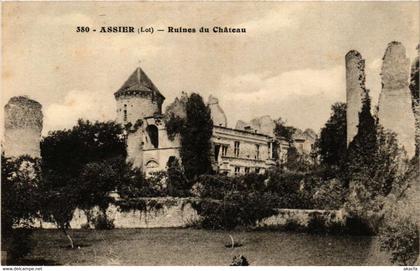 CPA AK ASSIER - Ruines du Chateau (654127)