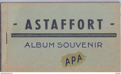 B19-47) ASTAFFORT -  ALBUM SOUVENIR - CARNET COMPLET DE 8 CPA -  EDITEUR APA ALBI - ( 3 SCANS )