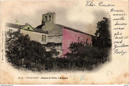 CPA Astaffort - Ruines St-Felix l'Hospice (650718)