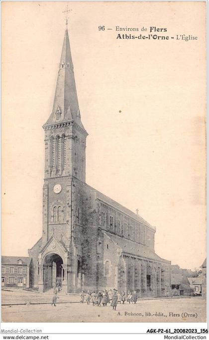 AGKP2-0161-61 - environs de FLERS - ATHIS-DE-L'ORNE - l'église