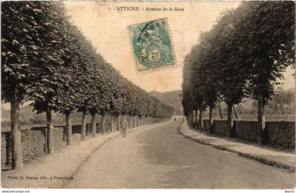 CPA Attichy Avenue de la Gare (1186146)