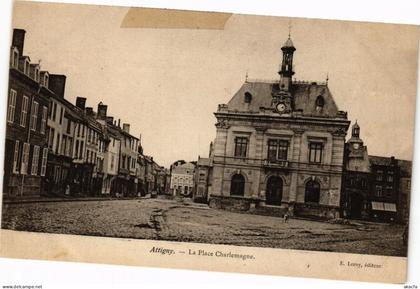 CPA ATTIGNY - La Place Charlemagne (224370)