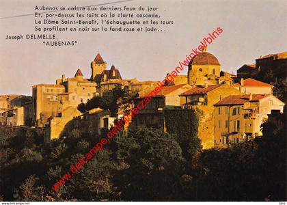 Coucher soleil sur les remparts - Aubenas - (7) Ardèche