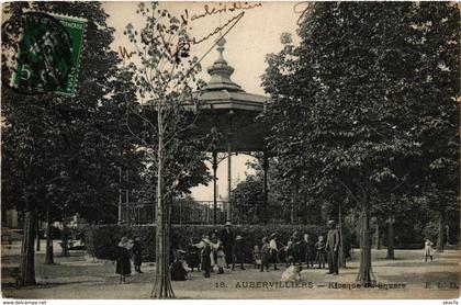 CPA AUBERVILLIERS - Kiosque du Square (296343)