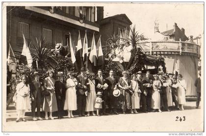 AUBIERE CARTE PHOTO FETE DE LA ROSIERE MANEGE