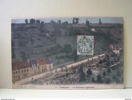 AUBUSSON (CREUSE) L'AGRICULTURE. LE CONCOURS AGRICOLE.