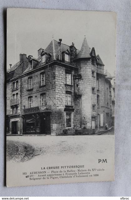 Aubusson, place de la halle, Creuse 23