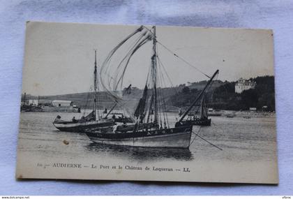 Audierne, le port et le château de Loqueran, Finistère 29