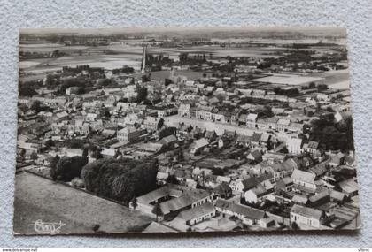 Cpsm, Audruicq, vue panoramique aérienne, Pas de Calais 62