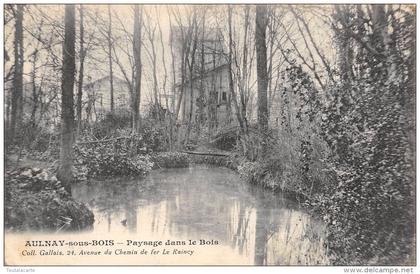 CPA 93  AULNAY SOUS BOIS PAYSAGE DANS LE BOIS