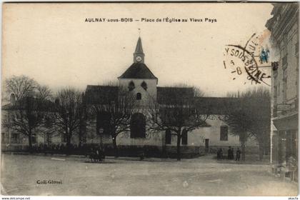 CPA AULNAY-sous-BOIS - Place de l'Eglise au Vieaux Pays (123949)
